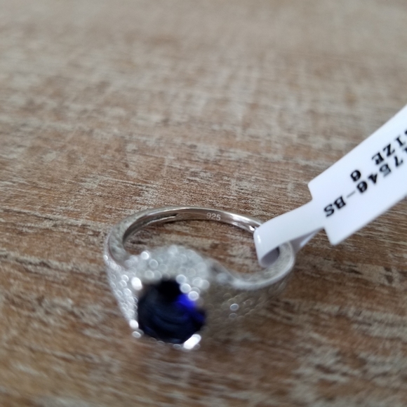 💙Art Deco Vintage Sterling Silver Sapphire Ring💙 - Picture 8 of 8